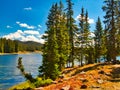 Big Creek Lake in September Royalty Free Stock Photo